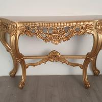 Elegante Set Ingresso Barocco: Consolle con Piano 