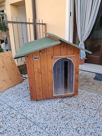 casetta di legno per cane pastore 