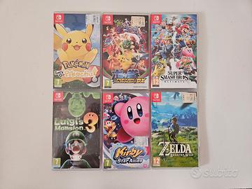 Giochi Nintendo Switch pokemon zelda mario