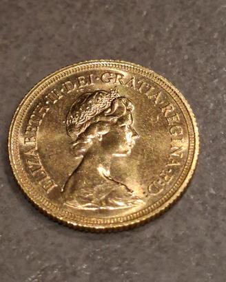 Sterlina d’Oro 1980 Elisabetta II