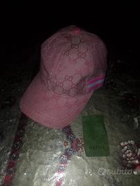 Cappellino Gucci GG Canvas Rosa 🧢