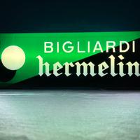 Insegna luminosa bigliardi