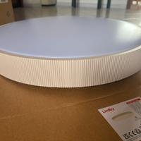 Lindby Plafoniera LED, beige, Ø 49 cm, dimmerabile