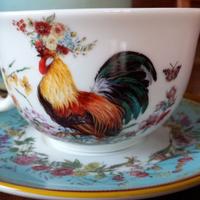 Tazze da tè con gallo Enzo De Gasperi