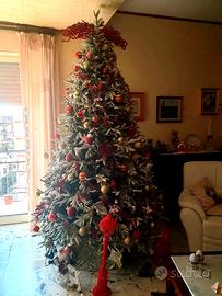 Albero di natale dicembre 2023 effetto innevato