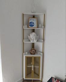 Angoliera bianca e oro