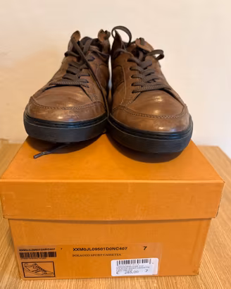 Polacchine Tod's in pelle liscia (41) color palude