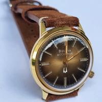 bulova accutron 218 brown soleil
