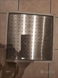 Soffione doccia 40X40 144 ugelli in silicone