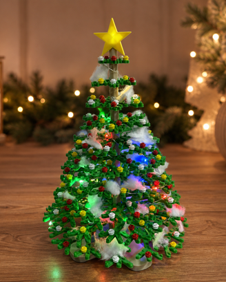 Albero di Natele Componibile Stile Lego