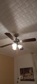 ventilatore a soffitto  con luce
