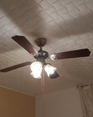 ventilatore a soffitto  con luce