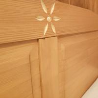 LETTO matrimoniale  in legno di abete con doghe
