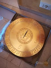 Orologio parete Medusa Stile Versace Oro