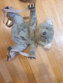zainetto in morbido peluche koala