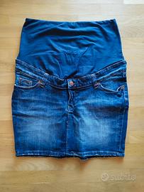 Gonna jeans Premaman tg M