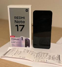 Xiaomi Redmi Note 17 256 GB Nero come nuovo