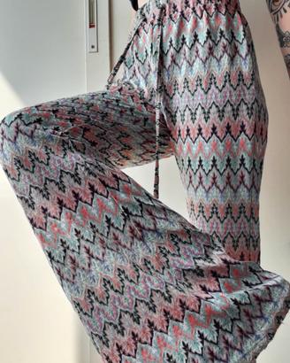 Pantaloni eleganti a fantasia