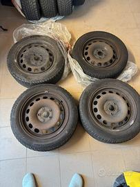 Gomme invernali 205/55/r16 + cerchio in ferro