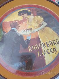 vassoio vintage, rabarbaro Zucca 