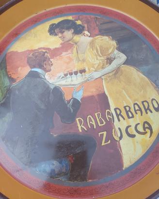 vassoio vintage, rabarbaro Zucca 