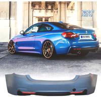 PARAURTI POSTERIORE BMW F32 F33 LOOK M DOPPIA USCI
