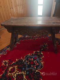 antica panca di legno 