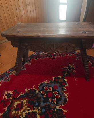 antica panca di legno 