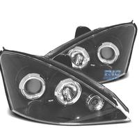 FARI FORD FOCUS 98-01 ANGEL EYES LED NERO