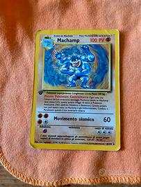 Machamp Prima edizione Holo Rara
