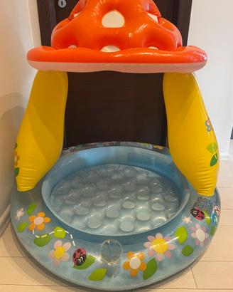 Piscina per neonati con parasole