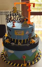 Torta Scenografica Mezzi da lavoro