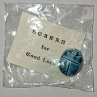 Scarabeo Egizio Amuleto con foro centrale. 2cm
