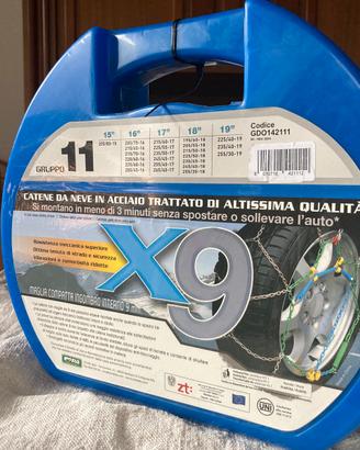 Catene auto da Neve X9 (15-19 pollici)