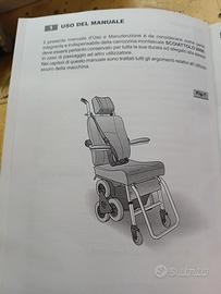 sedia servoscale per  disabilità  motorie