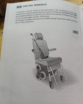 sedia servoscale per  disabilità  motorie