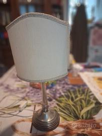 lampada argento stile Impero
