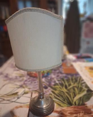 lampada argento stile Impero