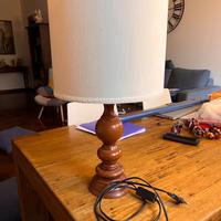 Lampada da tavolo arte povera