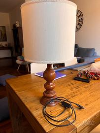 Lampada da tavolo arte povera