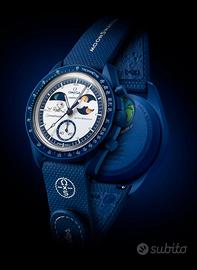 Swatch Omega MISSION TO EARTHPHASE MOONSHINE GOLD