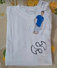 Completo o Pigiama Uomo Superga T.M Bianco e Nero 