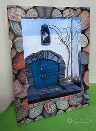 Diorama 1:18 di un antico portone toscano