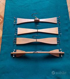 Grucce vintage legno per gonne 4 pezzi