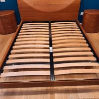 camera da letto e tris di lumi con vetro di Murano