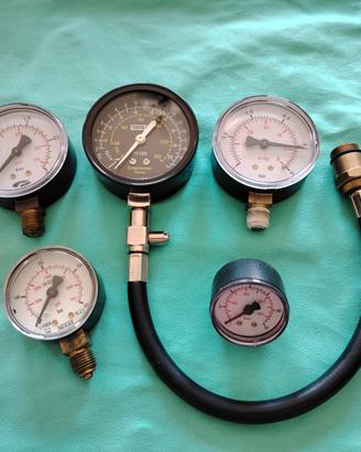 TESTER DI PRESSIONE + 4 MANOMETRI