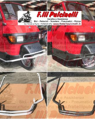 Bull bar lungo ape 50 doppio traversino