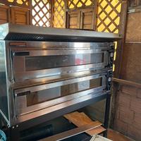 Forno refrattariper pizza e pasticceria due bocche