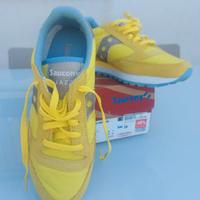 saucony donna 38 yellow grey