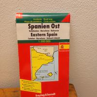 cartina geografica Spagna orientale 